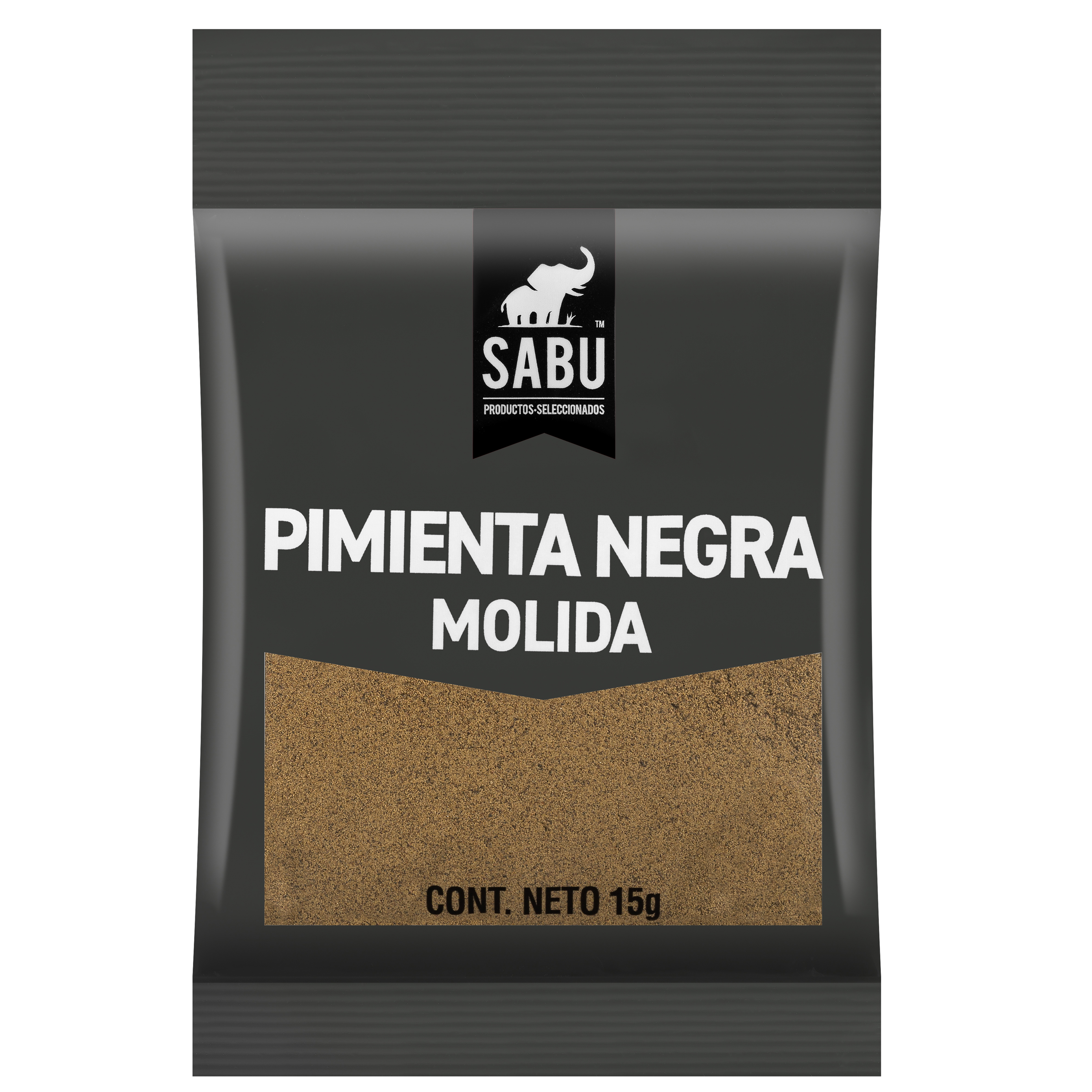  CONDIMENTO PIMIENTA NEGRA MOLIDA 10 UN X 15 GR SAB 