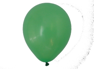  GLOBOS N.  9 LISO X 50 UN VERDE BALLOONS 