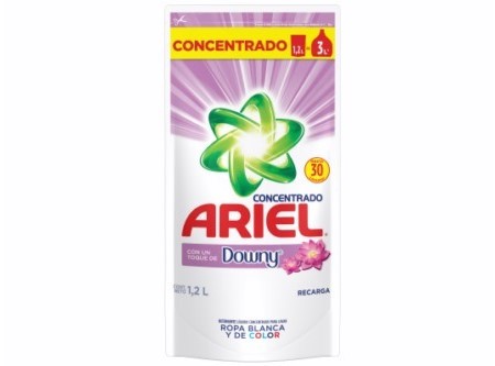  DETERGENTE LIQ. 1.2 LT ARIEL CON DOWNY DOYPACK 