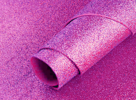  GOMA EVA 40X60 X 10 PLIEGOS ROSADO C/GLITTER HAND 