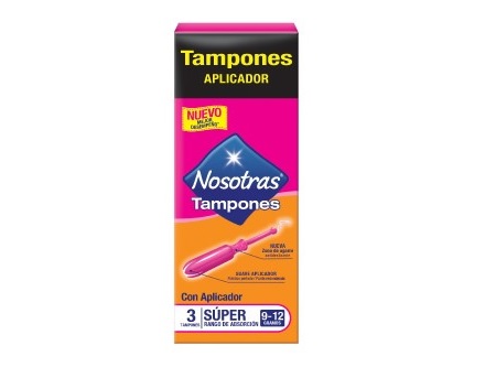  TOALLA HIG. NOSOTRAS TAMPON BLISTER X 3 UND SUPER 