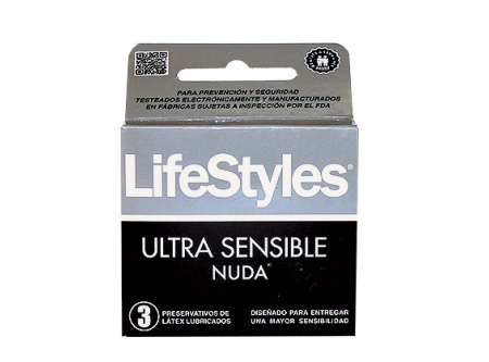  PRESERVATIVOS LIFESTYLES DP X 3 ULTRA SENSIBLE 