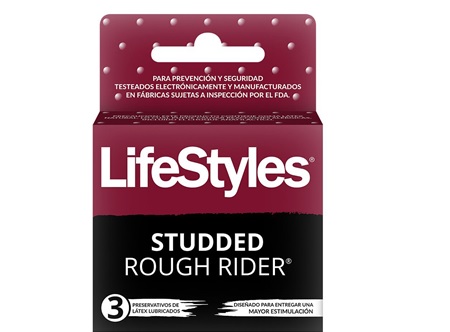  PRESERVATIVOS LIFESTYLES DP X 3 STUDDED-ROUGH RIDE 