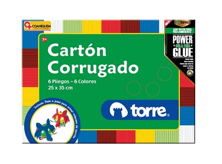  CARPETA ESC. CARTO CORRUGADA 6 HJ TORRE 