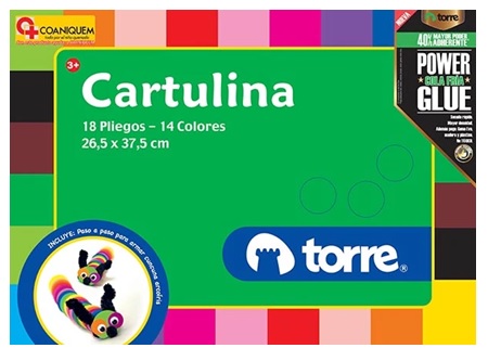  CARPETA ESC. CARTU COLOR 18 HJ TORRE 