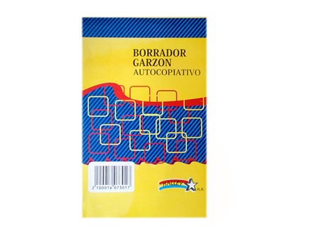  BLOCK BORRADOR GARZON AUTOCOPIATIVO 