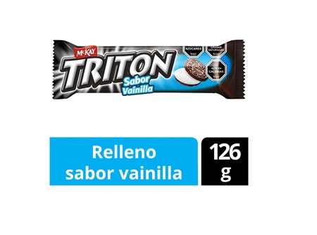  GALLETA MCKAY TRITON VAINILLA 126 GR. 