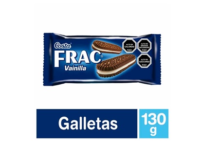  GALLETA COSTA 130 GR FRAC VAINILLA 