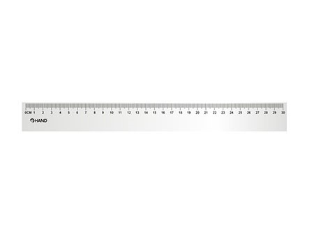  REGLA PLASTICA 30 CM. HAND 