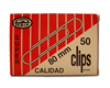  CLIPS No.80 MM PEDIN PUNTA REDONDA LISO X 50 UD 