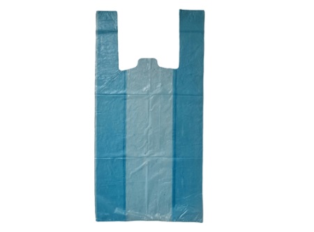  BOLSA CAMISETA 40 X 50 PQT 500 UND AZUL SUPERIOR 