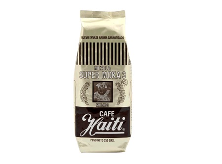  CAFE 250 GR HAITI SUPER MOKA 2.5 MOLIDO. 