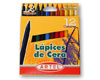  LAPIZ CERA  12 COLORES ARTEL 