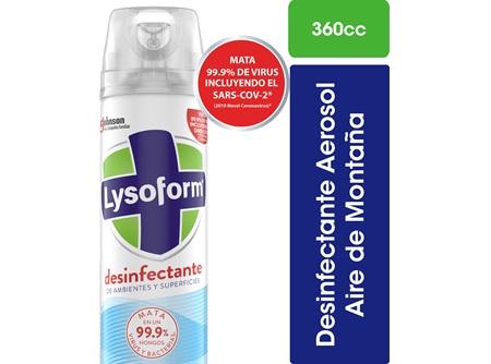  DESINFEC. A/SOL 360 CC A/BACT LYSOFORM MONTAA 