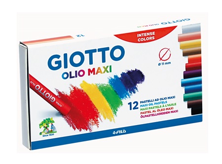  LAPIZ PASTEL 12 COL. GIOTTO AL OLEO 