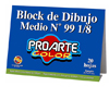  BLOCK DIBUJO  99 1/8 20 HJ PROARTE 