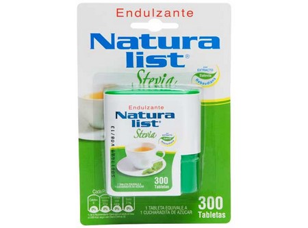  ENDULZANTE  NATURALIST STEVIA 300 TABLETAS 