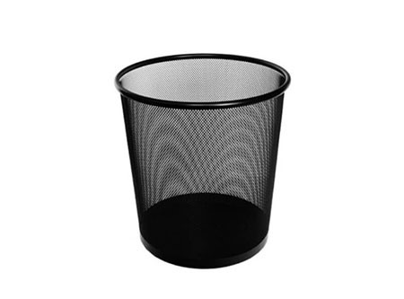  PAPELERO NEGRO MALLA 34CM ALTO X 30CM SELLOFFICE 