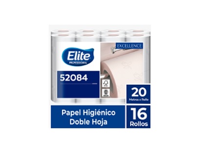  PAPEL HIG. 16 ROLLOS 20 MT. H/D ELITE SUAVE 