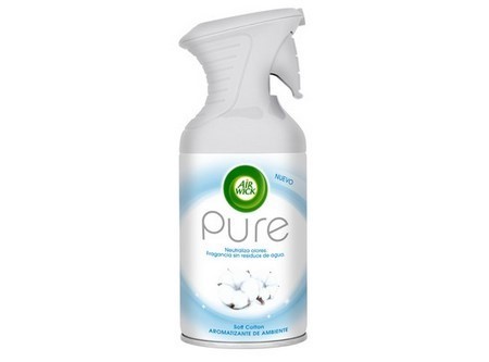  AMBIENTAL AIRWICK PURE 250 ML SUAVIDAD ALGODON 