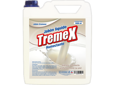  JABON LIQ. 5 LT. TREMEX CREMOSO HUMECTANTE 