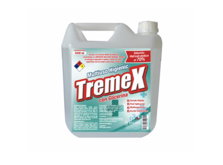  ALCOHOL HIGIENIZ. 5 LT TREMEX 70 % C/GLICERINA 