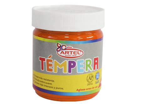  TEMPERA 100 CC.NARANJO No.77 ARTEL 